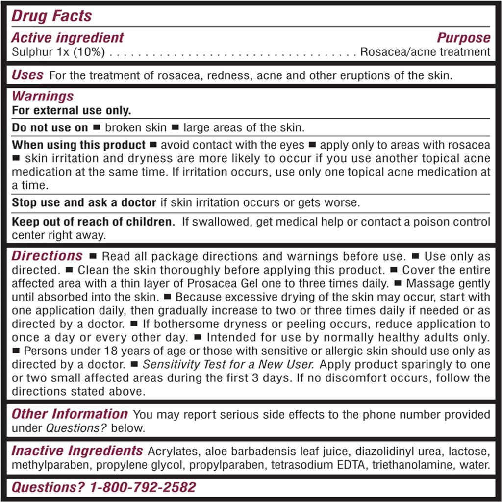 Prosacea - Heals Rosacea Symptoms of Redness, Pimples and Irritation - Twin Pack - Two 0.75oz Tubes (1.5oz Total)